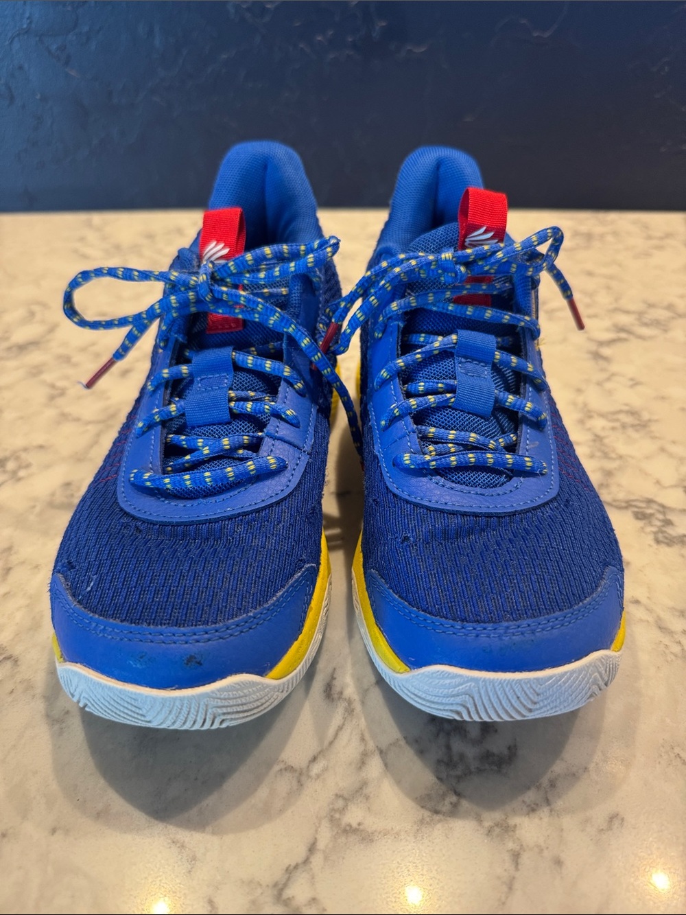Kids Basketball Under Armour Curry 3Z7 "Royal/Versa Blue/Taxi" Athletic Sneakers